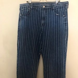 American Eagle Pinstripe Jeans size 16 Regular